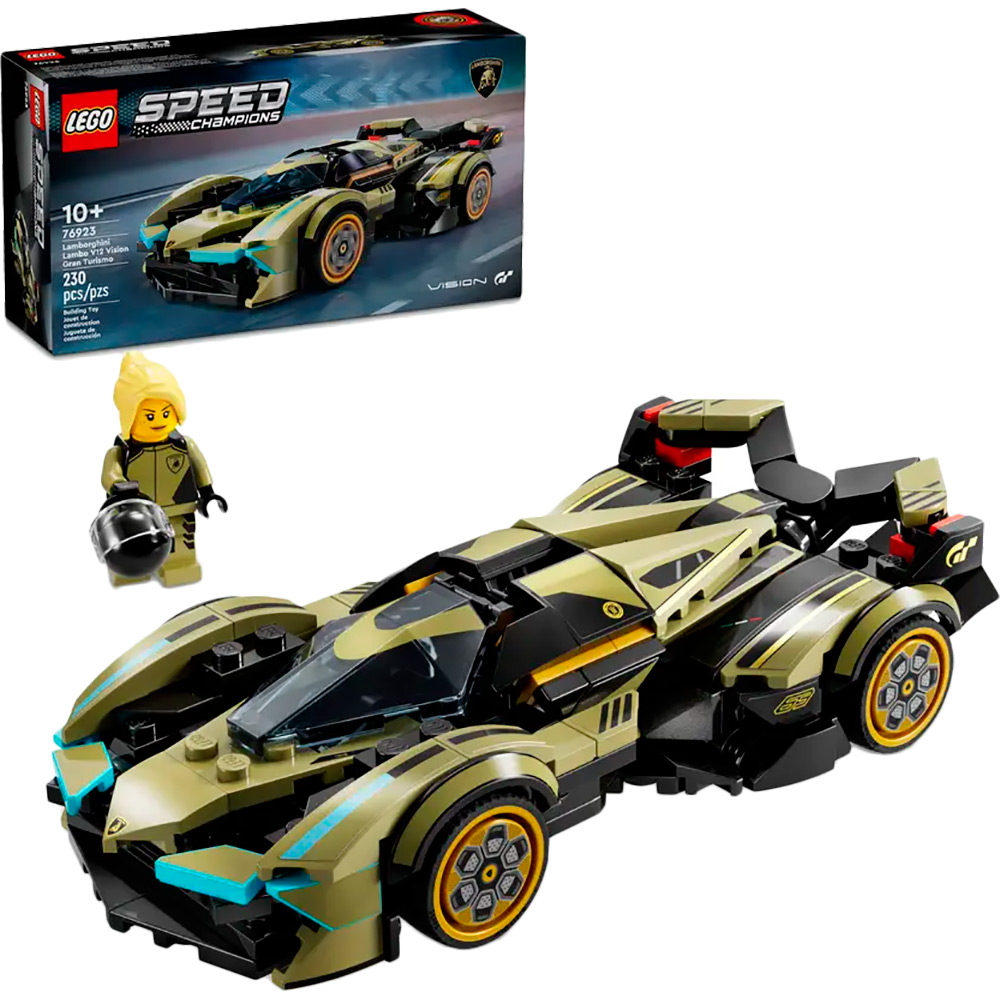 Зовнішній вигляд Конструктор LEGO Speed Champions Суперкар Lamborghini Lambo V12 Vision GT 230 деталей (76923)