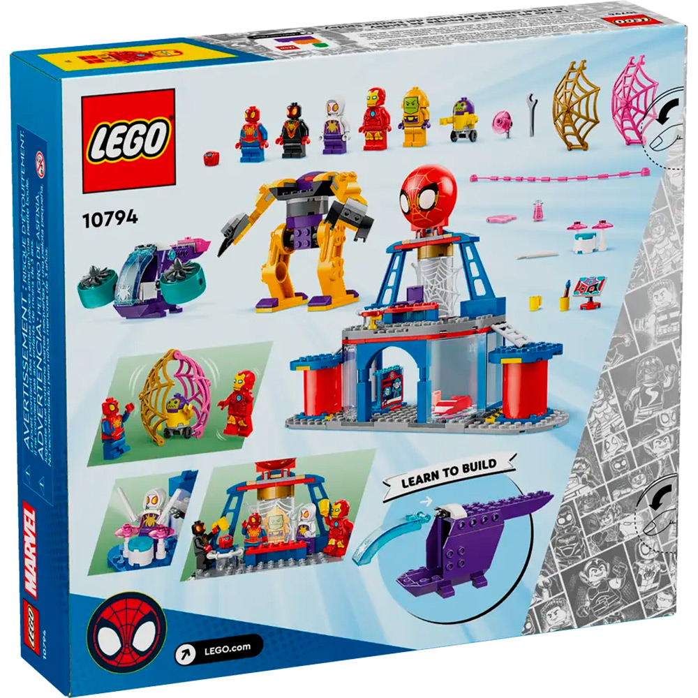 Конструктор LEGO Spidey Паутинная штаб-квартира команды Паука 193 детали (10794)