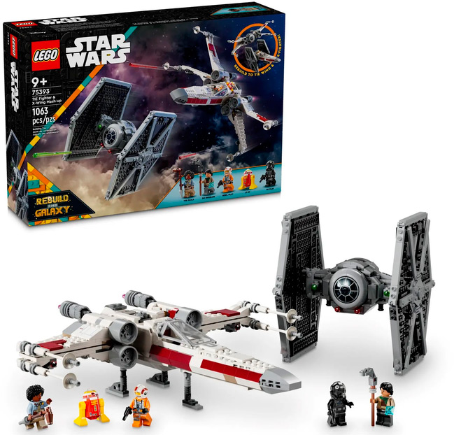 В Украине Конструктор LEGO Star Wars Гибрид TIE Fightera i X-Winga 1063 элемента (75393)