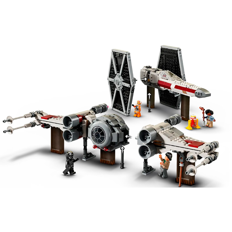 Конструктор LEGO Star Wars Гибрид TIE Fightera i X-Winga 1063 элемента (75393) Крепление блок