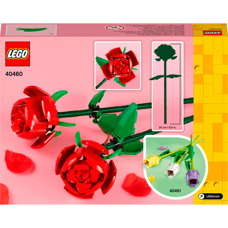 Конструктор LEGO Icons Троянди 120 деталей (40460) Серія Lego Icons