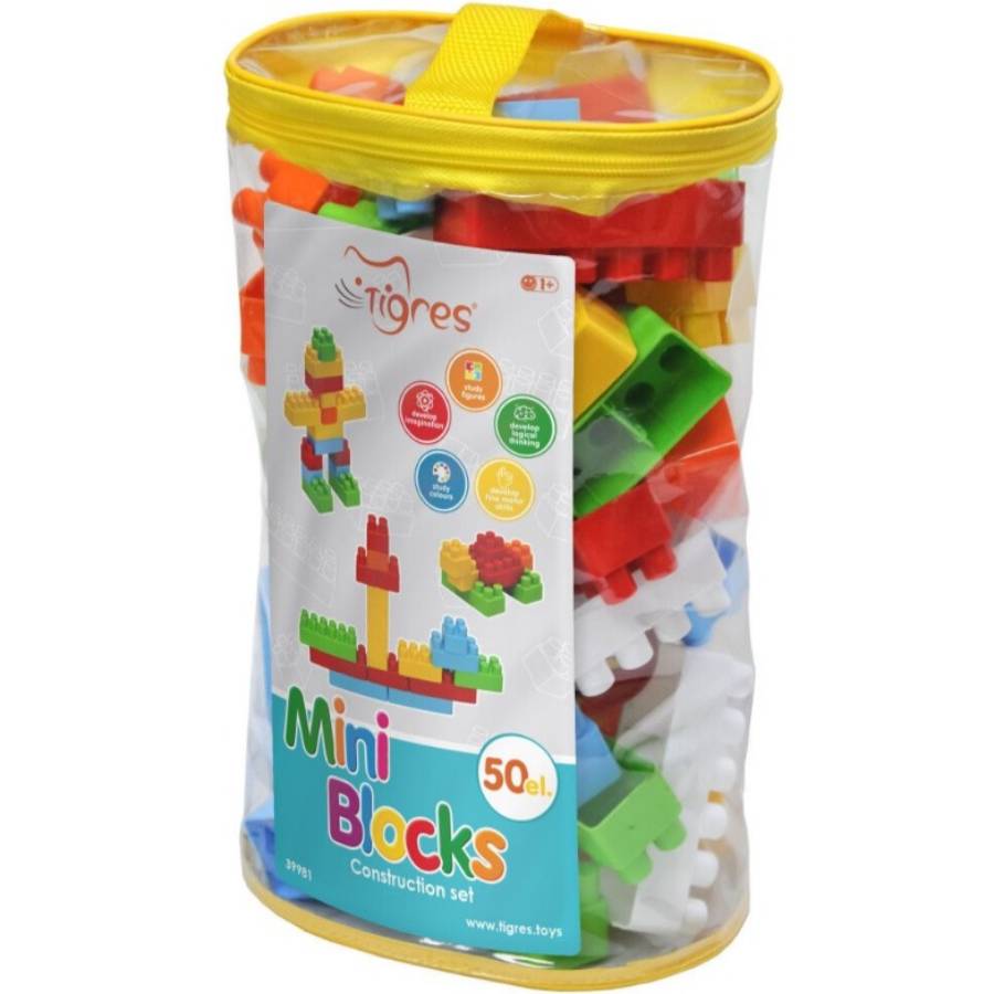 Конструктор Tigres Mini Blocks 50 эл (39981) Тип классический