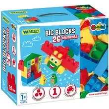 Конструктор WADER Big Blocks 26 эл (41591)