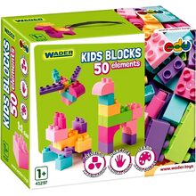 Конструктор WADER Kids Blocks 50 елементів (41297)