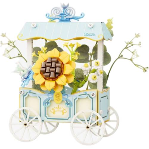 Конструктор Pantasy Original - Flower Cart Тележка с подсолнухами 265 деталей (15026)