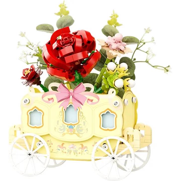 Конструктор PANTASY Original - Flower Cart орзина з трояндами 264 деталей (15027)