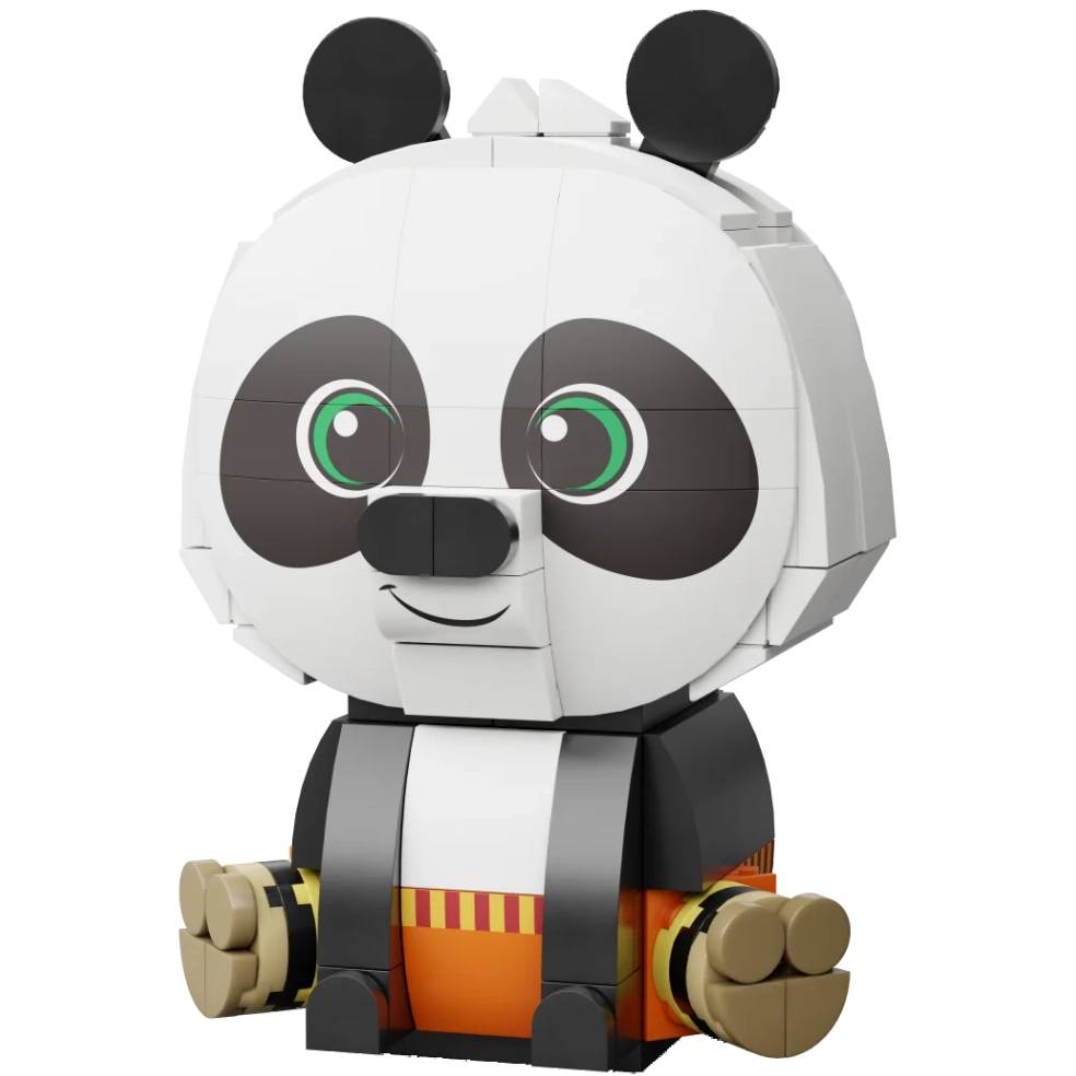 Конструктор PANTASY Kung Fu Panda Серия Сидящий малыш - По 138 деталей (99124) Тип уникальные детали