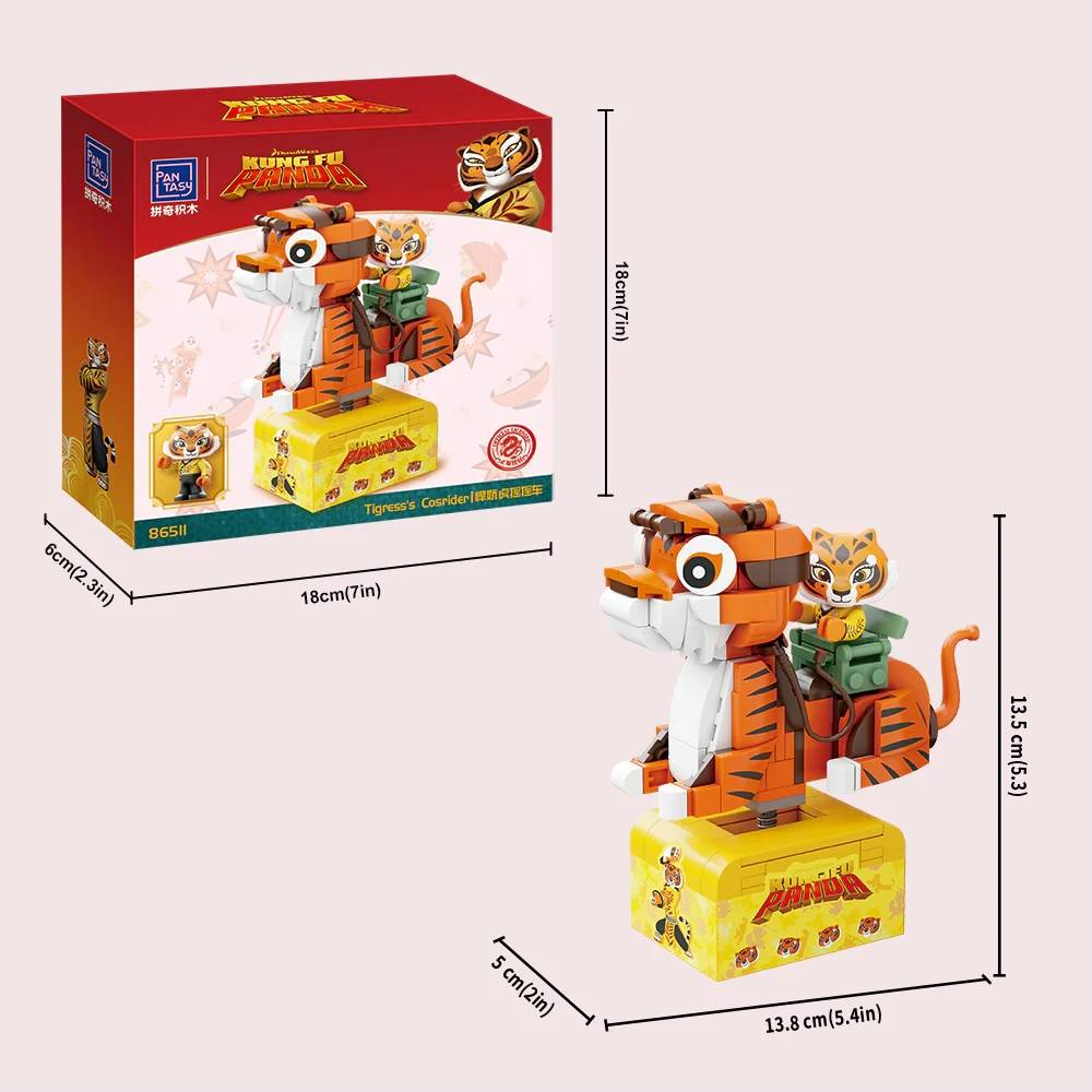 Конструктор PANTASY Kung Fu Panda Косридер Тигрицы 195 деталей (86511) Крепление блок