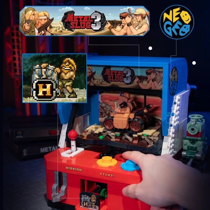 Зовнішній вигляд Конструктор PANTASY Metal Slug Металевий равлик Серія Neogeo Металевий равлик (86231)