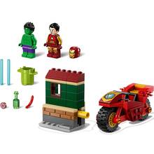 Конструктор LEGO Marvel Залізна Людина на мотоциклі та Халк (76287)