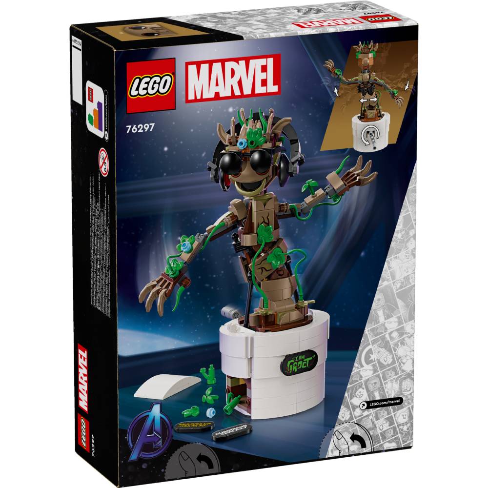 Покупка Конструктор LEGO Marvel Танцующий Грут (76297)