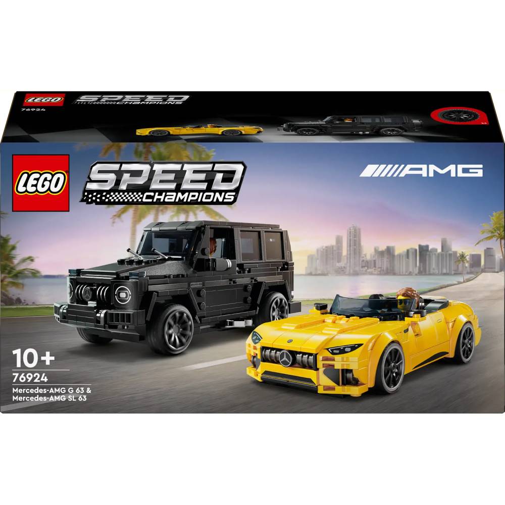 Фото Конструктор LEGO Speed Champions Mercedes-AMG G 63 та Mercedes-AMG SL 63 (76924)