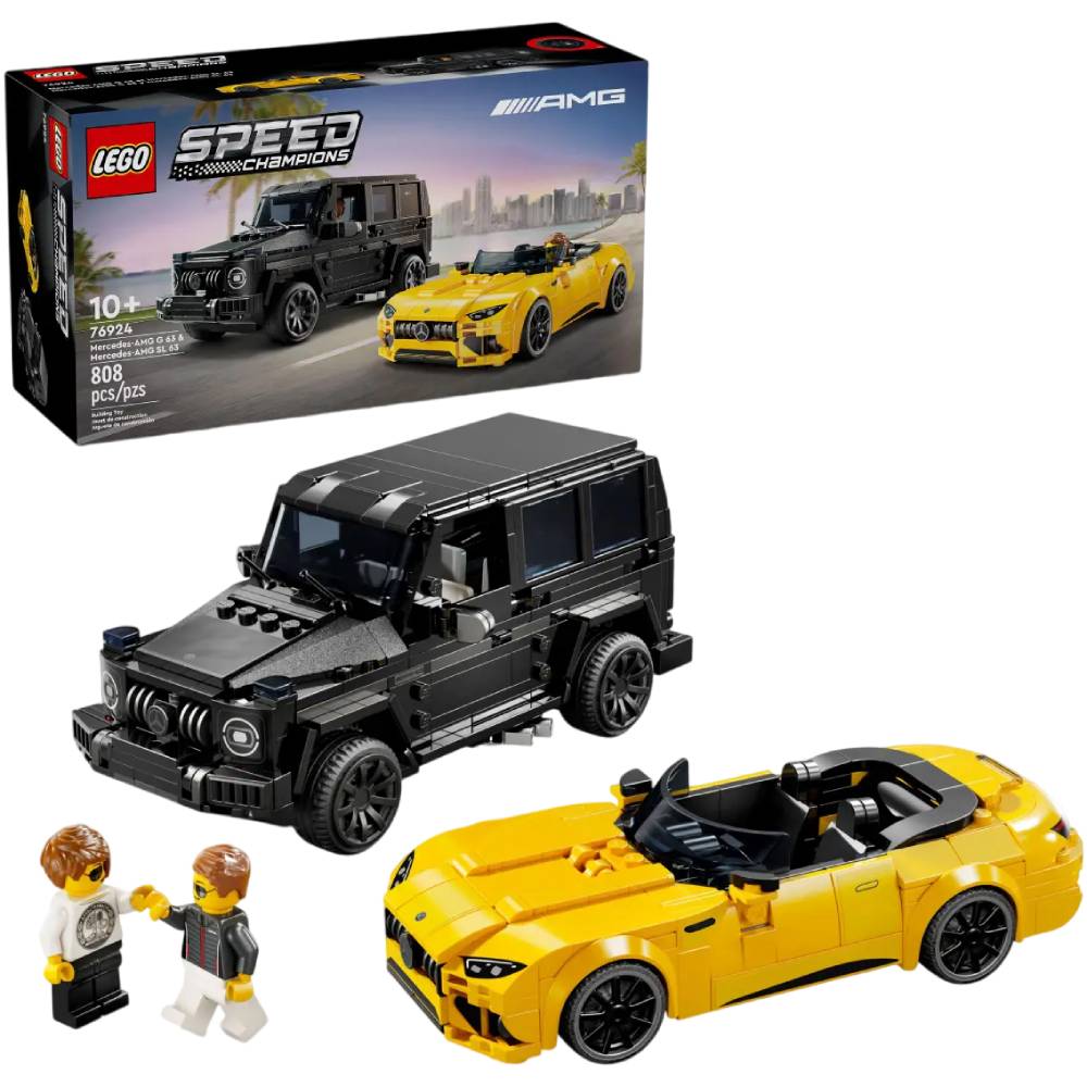 Конструктор LEGO Speed Champions Mercedes-AMG G 63 и Mercedes-AMG SL 63 (76924)