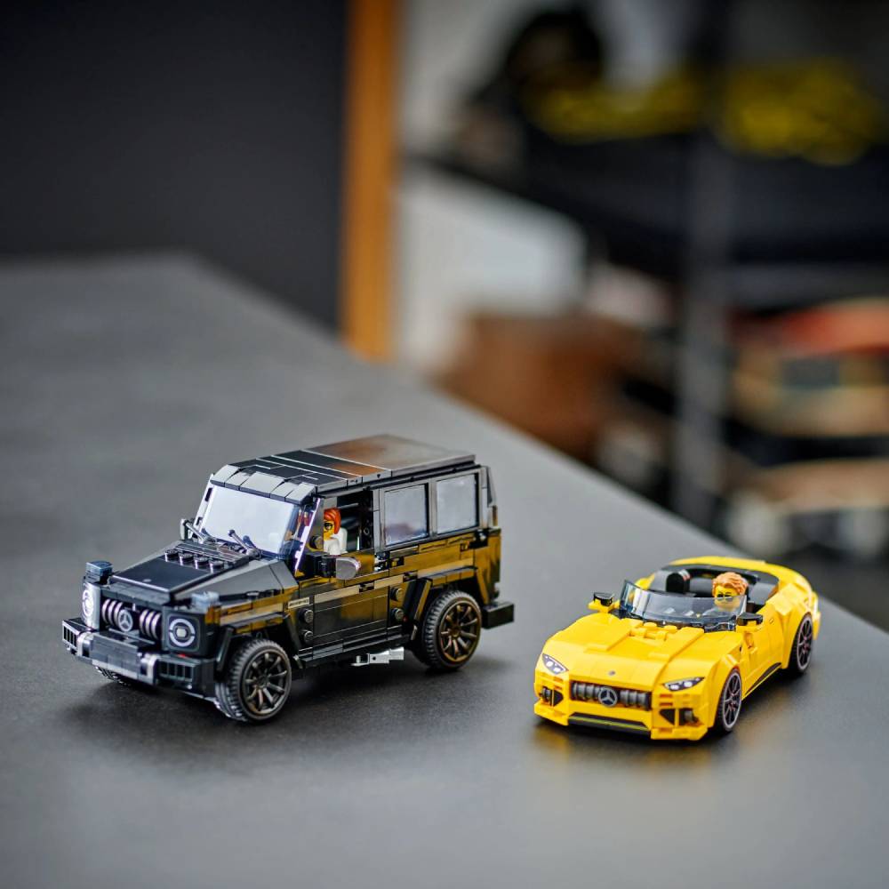 В Фокстрот Конструктор LEGO Speed Champions Mercedes-AMG G 63 и Mercedes-AMG SL 63 (76924)