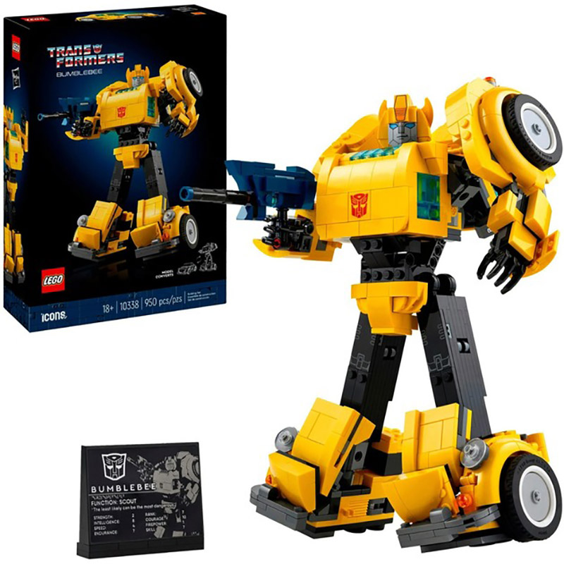 Конструктор LEGO Icons Bumblebee 950 деталей (10338) Тип классический