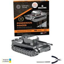 Колекційна модель-конструктор METAL TIME Ponderous Panzer Heavy Tank (MT020)