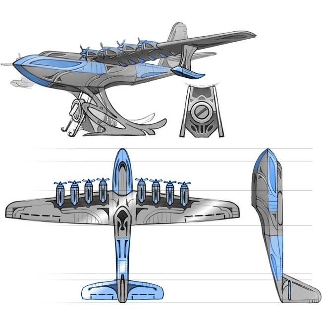 Коллекционная модель-конструктор METAL TIME Celestial Hercules Spruce Goose H-4 Aircraft (MT100) Тип транспорта самолет