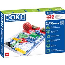 Конструктор електронний DOKA 320 схем (D70707)