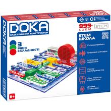 Конструктор електронний DOKA Школа 999+ схем (D70708)