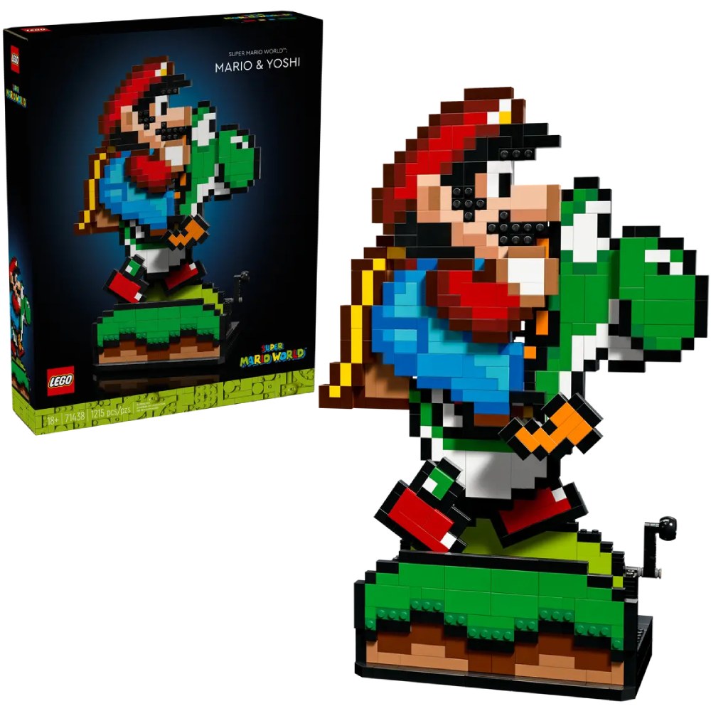 Конструктор LEGO Super Mario World: Маріо та Йоші (71438) Кріплення блок