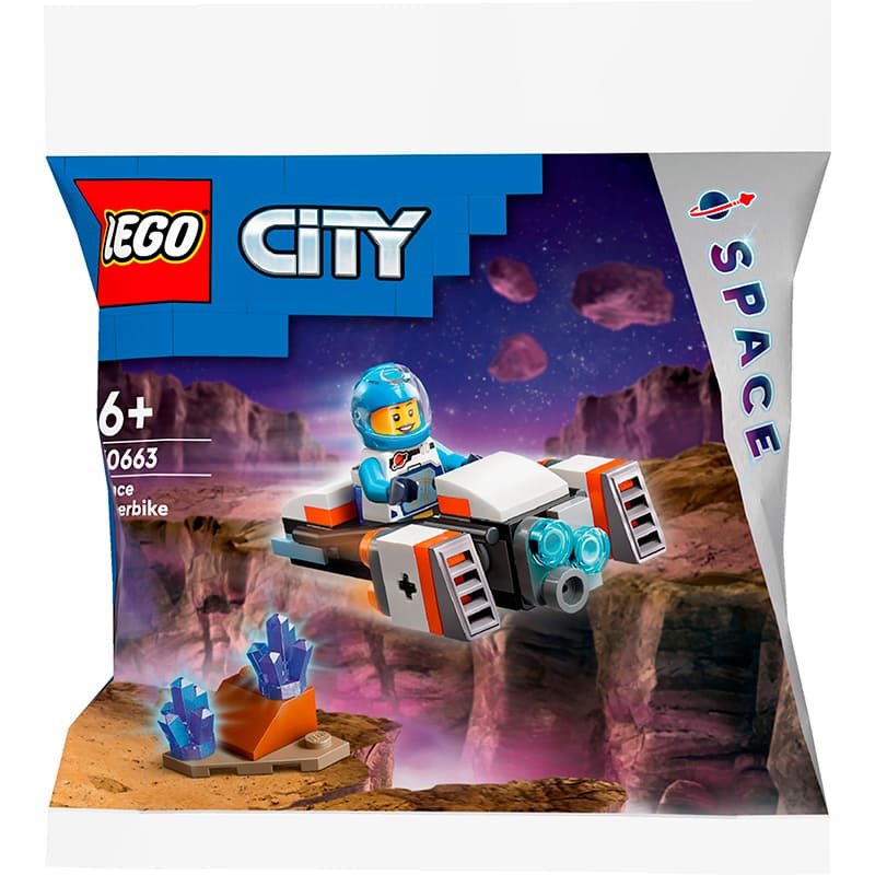 Конструктор LEGO City Космический мотоцикл 46 деталей (30663) Крепление блок