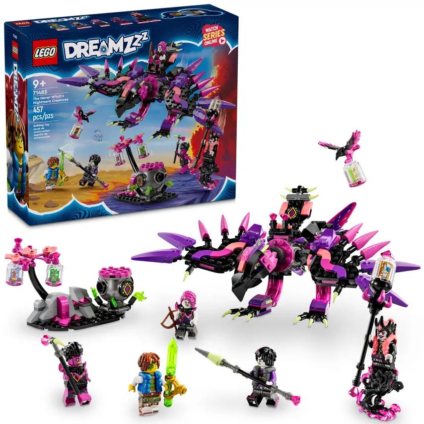 Конструктор LEGO DREAMZzz Кошмарные существа Неведьмы (71483) Тип классический