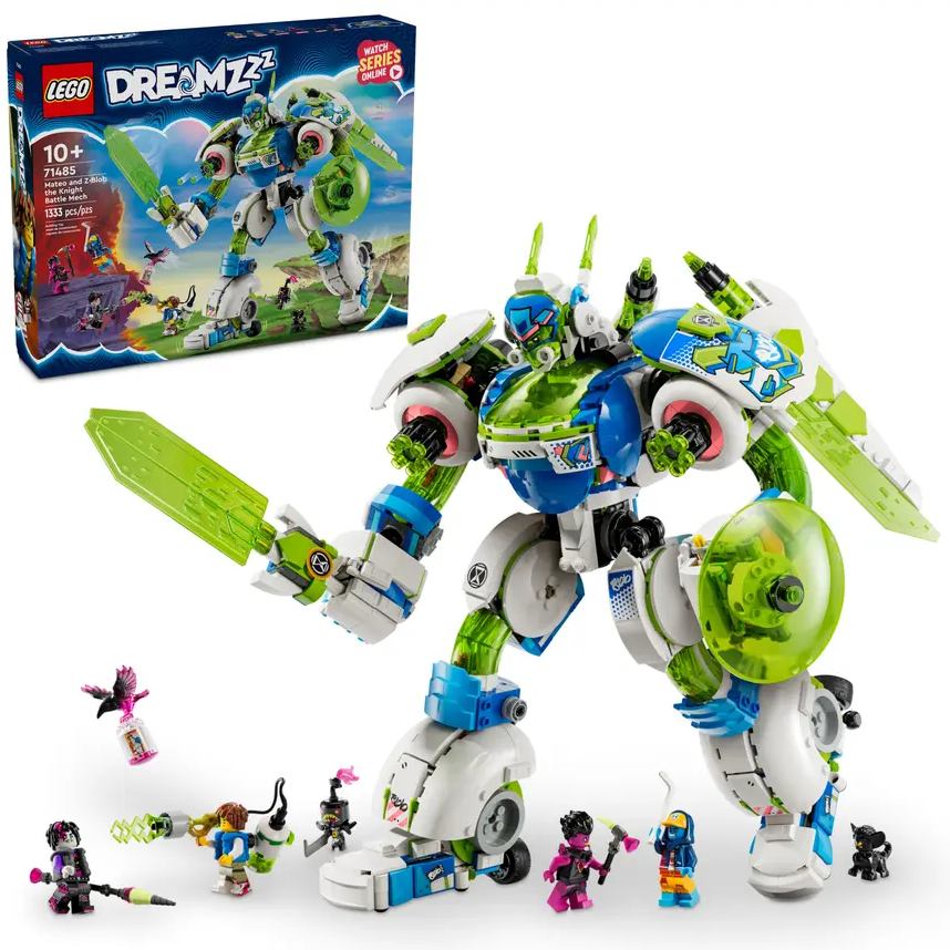 Конструктор LEGO DREAMZzz Матео и рыцарский боевой робот Зет-Блоб (71485) Тип классический