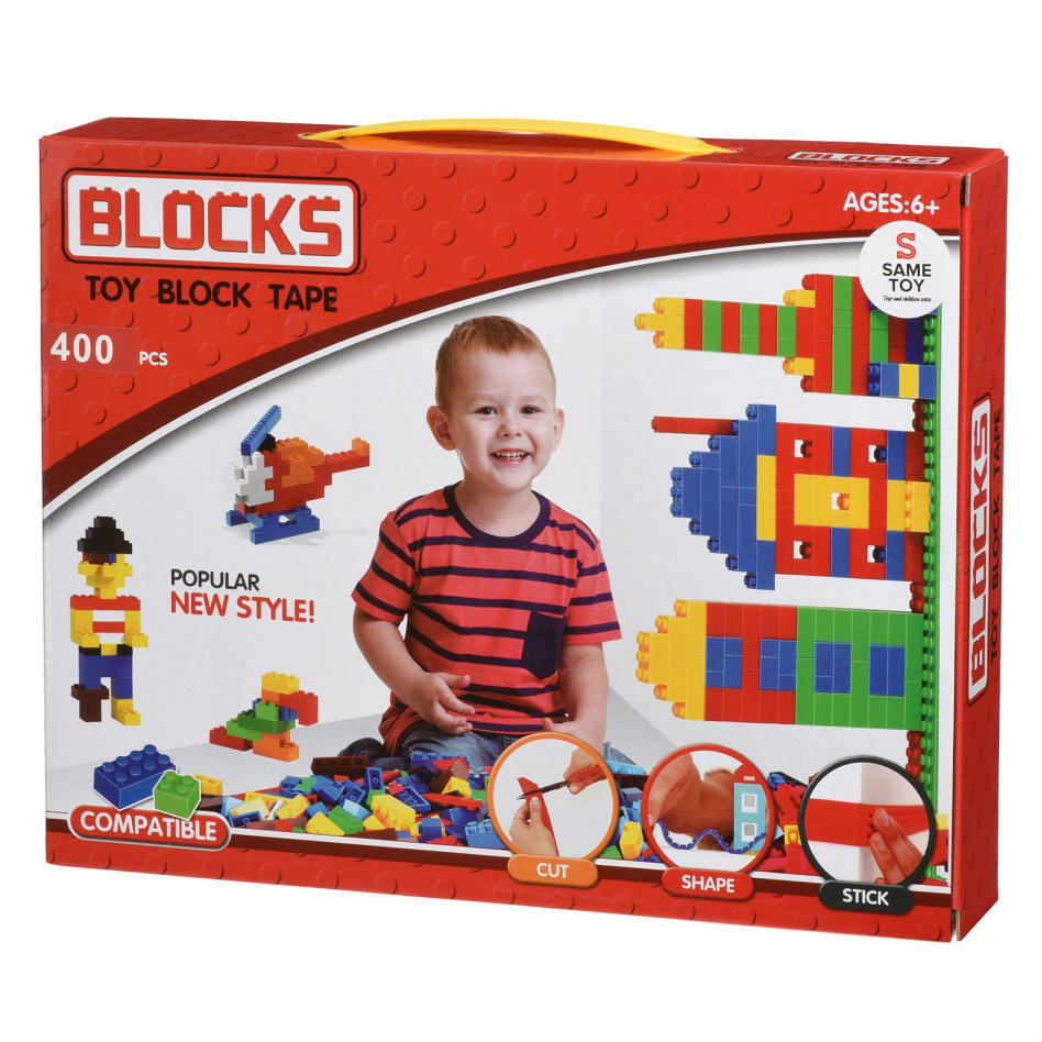 

Конструктор SAME TOY Block Tape 400 ед (804Ut), Block Tape 400ед (804Ut)