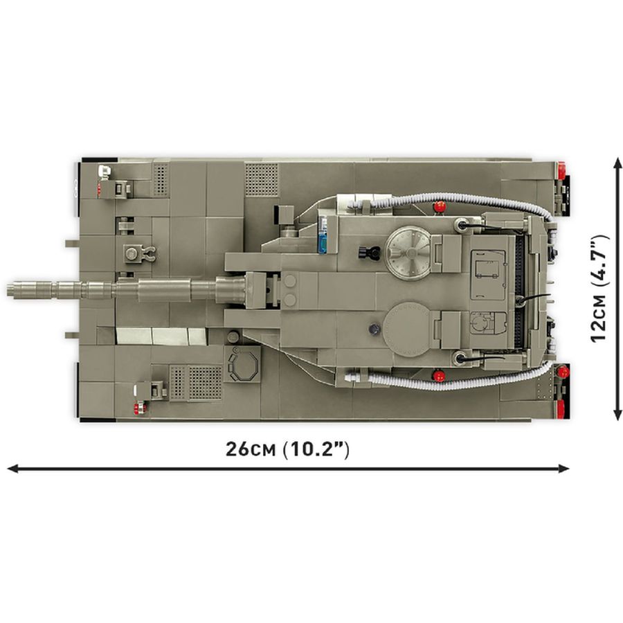 Конструктор COBI Танк Меркава Mk 1 825 деталей (COBI-2621) Кріплення блок