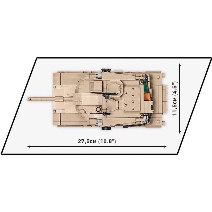 Изображение Конструктор COBI Танк M1A2 Абрамс 975 деталей (COBI-2622)