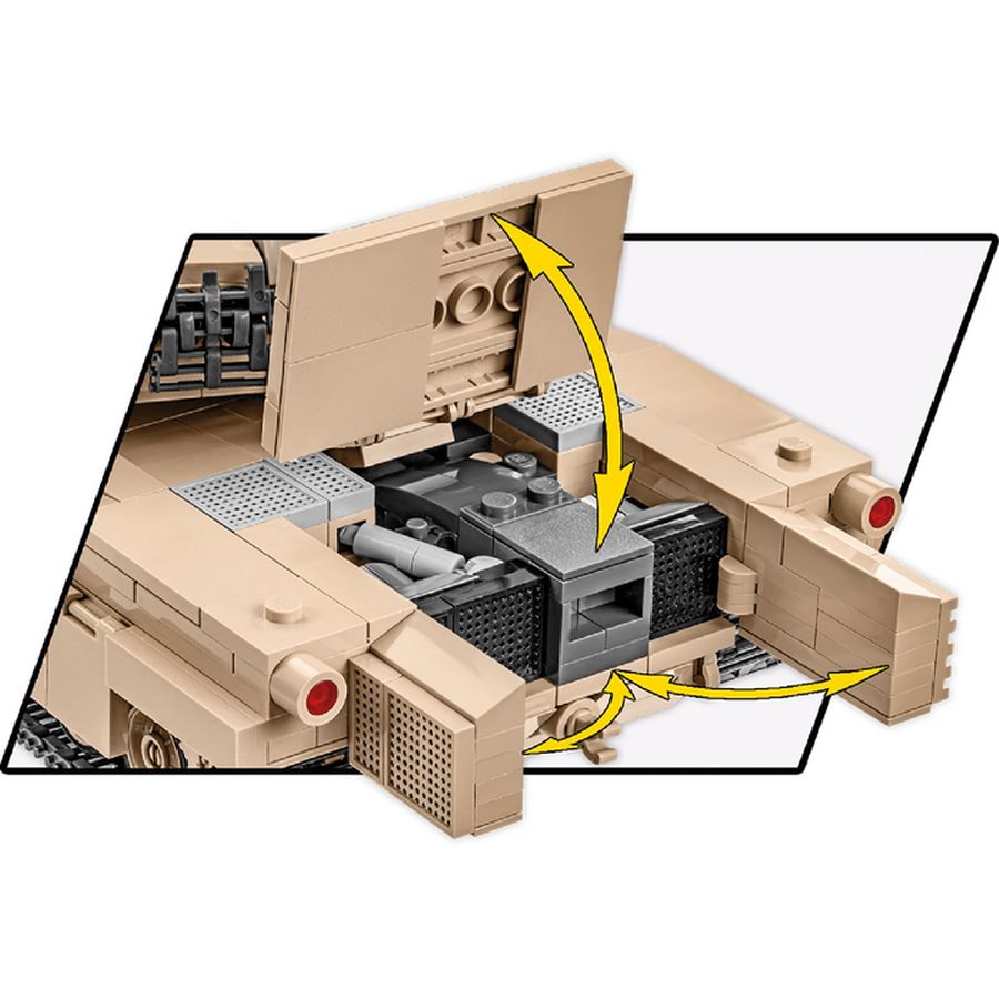 Внешний вид Конструктор COBI Танк M1A2 Абрамс 975 деталей (COBI-2622)