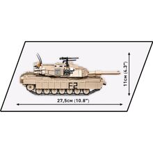 Конструктор COBI Танк M1A2 Абрамс 975 деталей (COBI-2622)