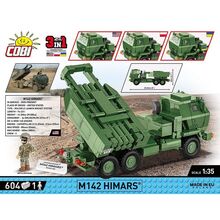 Конструктор COBI РСЗВ Himars M142 (UA/PL/US) 604 деталі (COBI-2626)