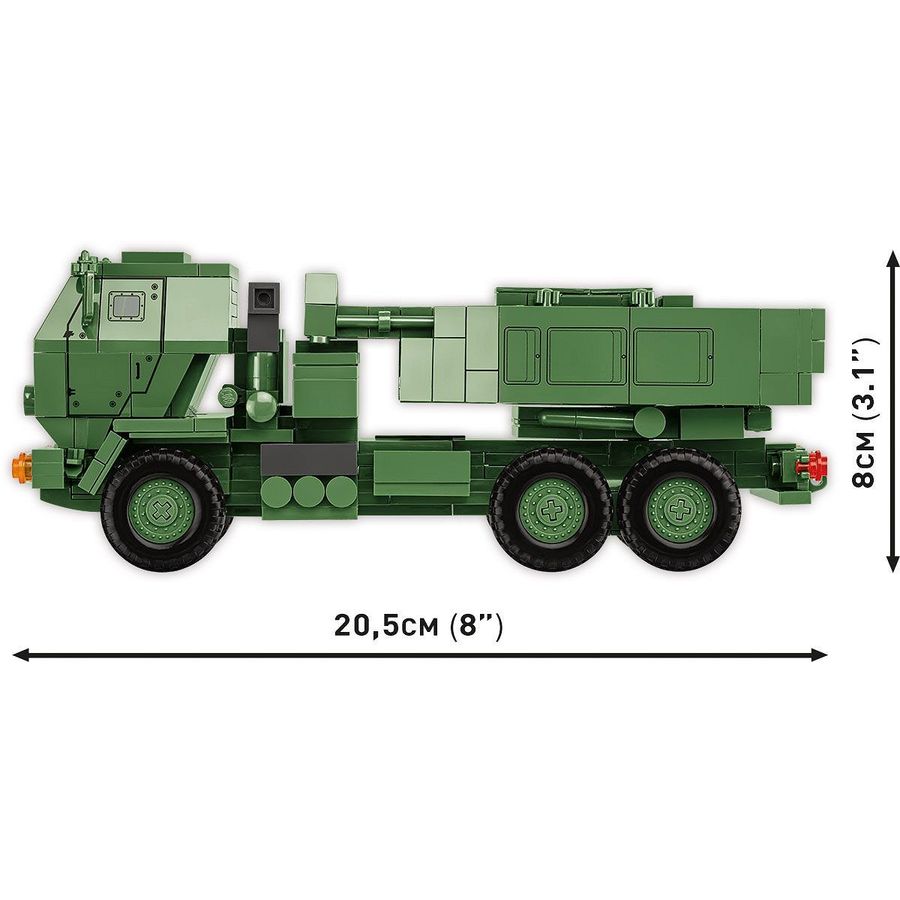 Зображення Конструктор COBI РСЗВ Himars M142 (UA/PL/US) 604 деталі (COBI-2626)