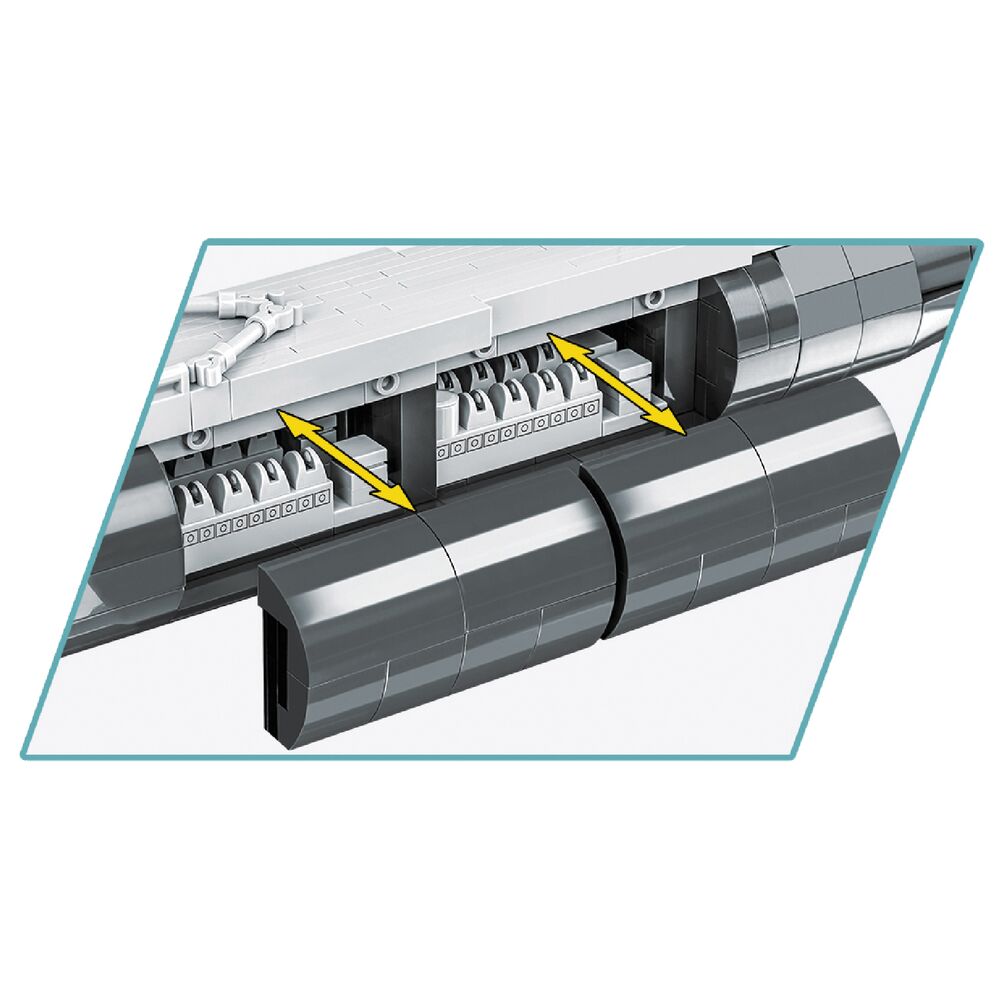 Конструктор COBI Подлодка Танг SS-306 777 деталей (COBI-4831) Крепление блок