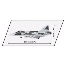 Конструктор COBI Самолет SAAB JAS 39 Gripen E 480 деталей (COBI-5820)