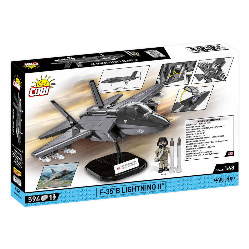 Конструктор COBI Літак F-35B Lightning II 594 деталі (COBI-5829) Тип класичний