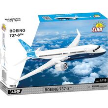 Конструктор COBI Боїнг 737-8 340 деталей (COBI-26608)