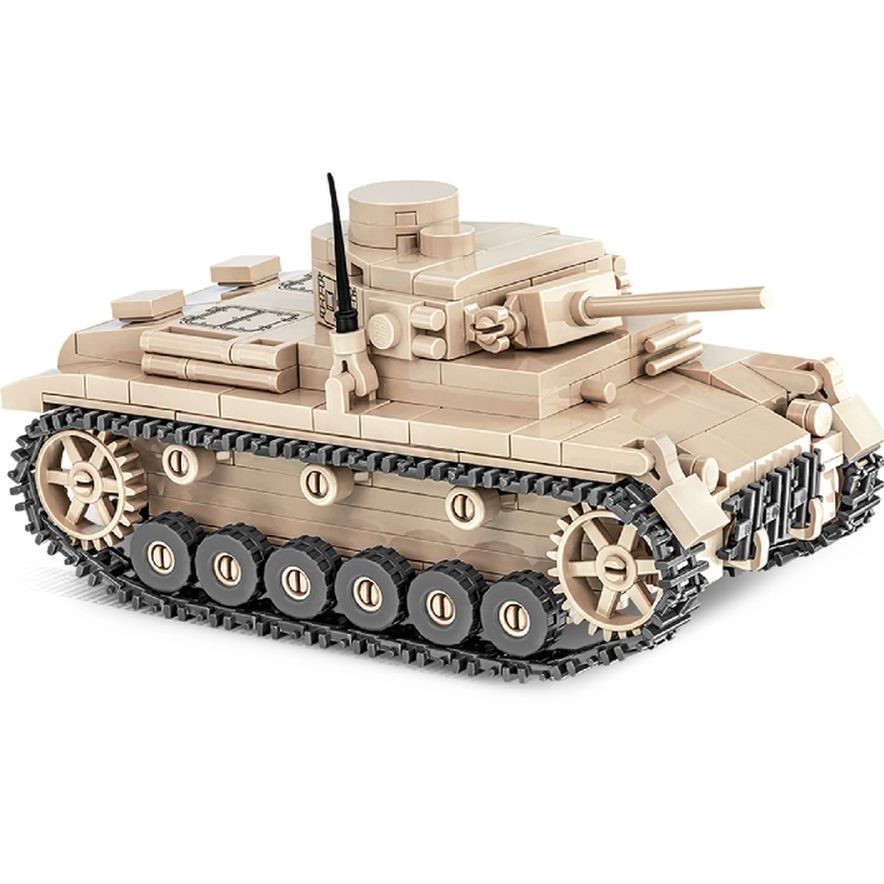 Конструктор COBI Вторая Мировая Война Танк Panzer III 292 детали (COBI-2712) Тип классический