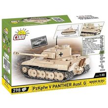 Конструктор COBI Вторая Мировая Война Танк Panzer V Пантера 298 деталей (COBI-2713)