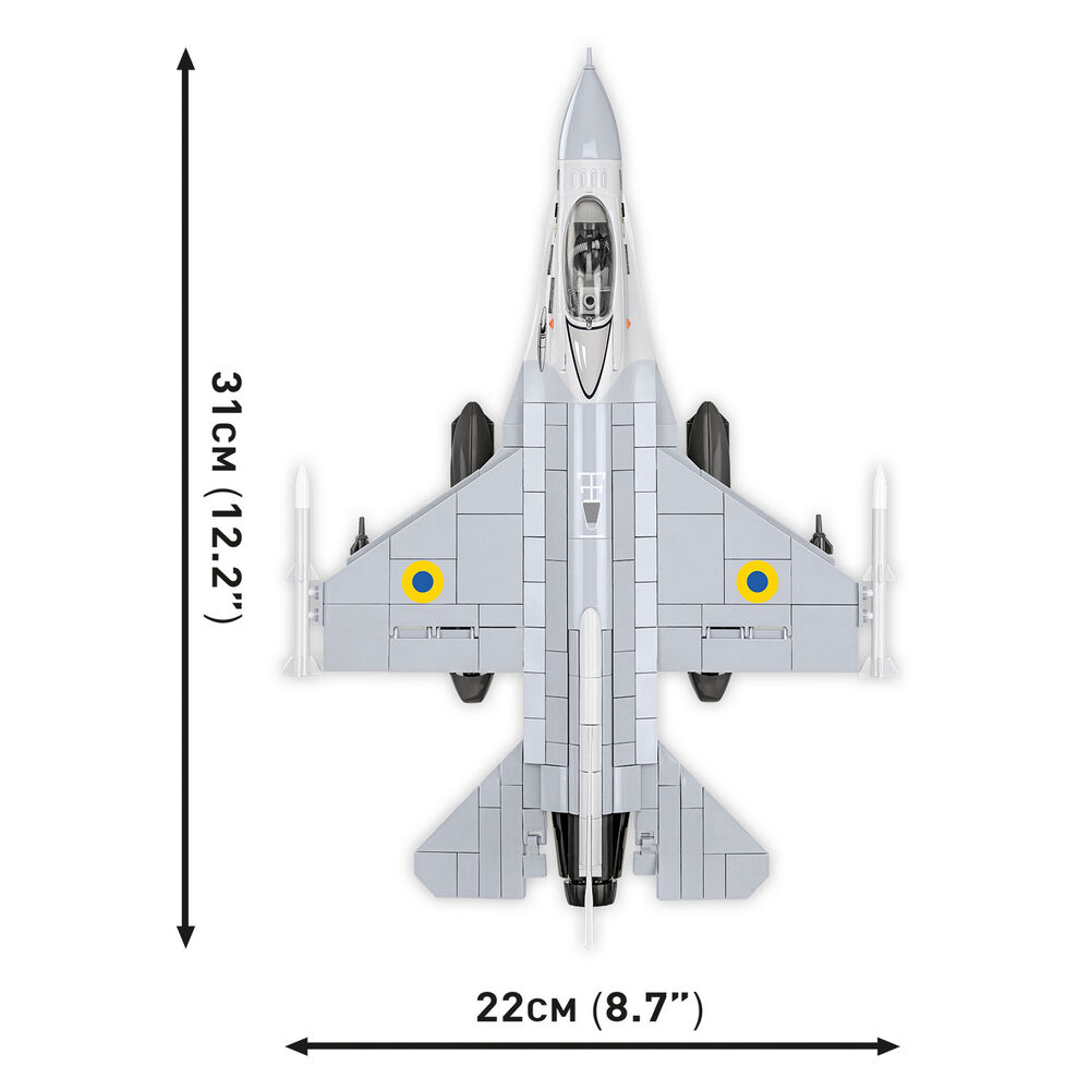 В интернет магазине Конструктор COBI Самолет F-16C Fighting Falcon UA ​​500 деталей (COBI-5893)