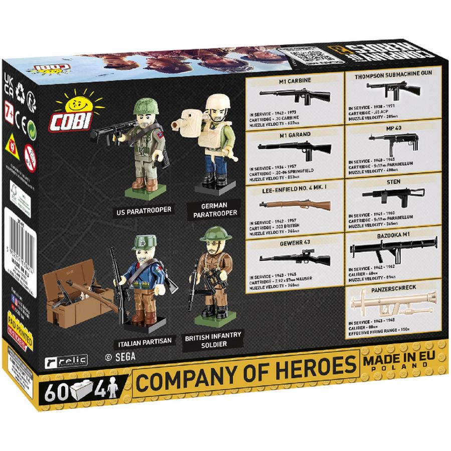 Конструктор COBI Company of Heroes 3 Компания героев 60 деталей (COBI-3041) Тип классический