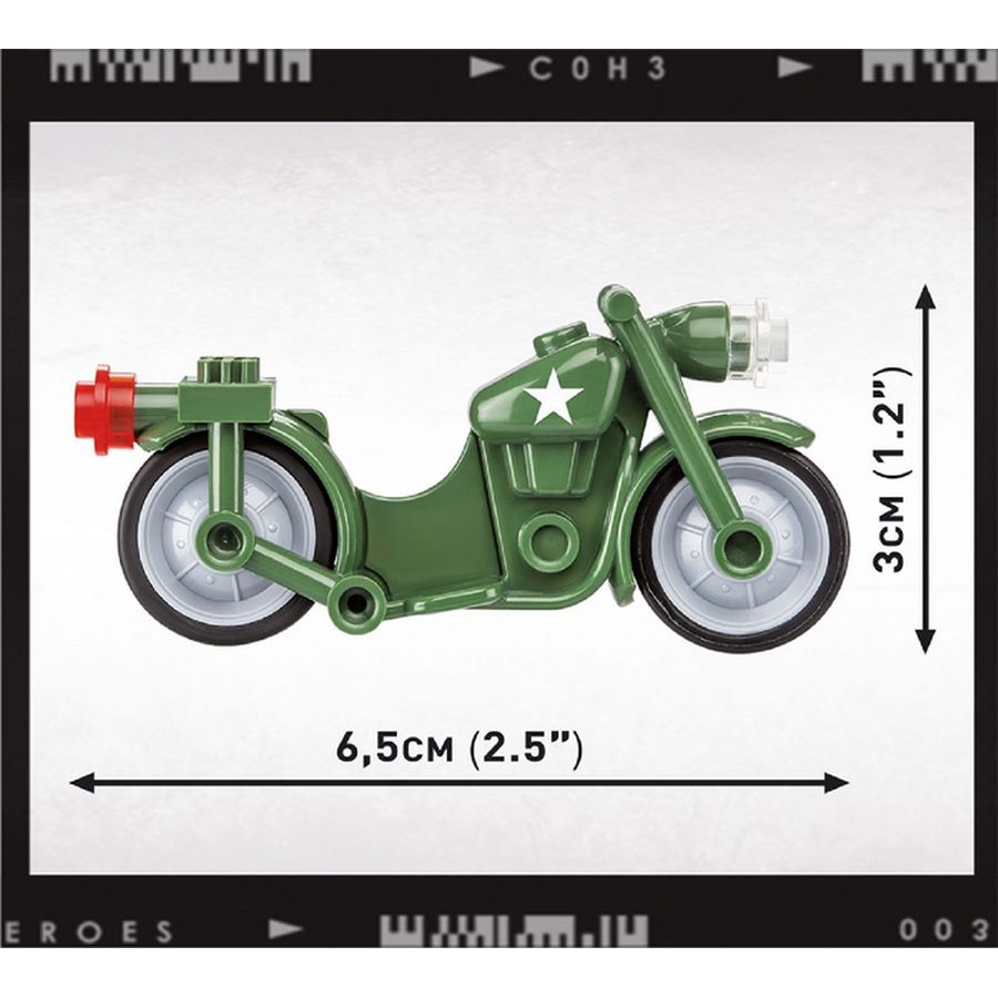 Фото Конструктор COBI Company of Heroes 3 USA Центр Авіапідтримки 652 деталей (COBI-3042)