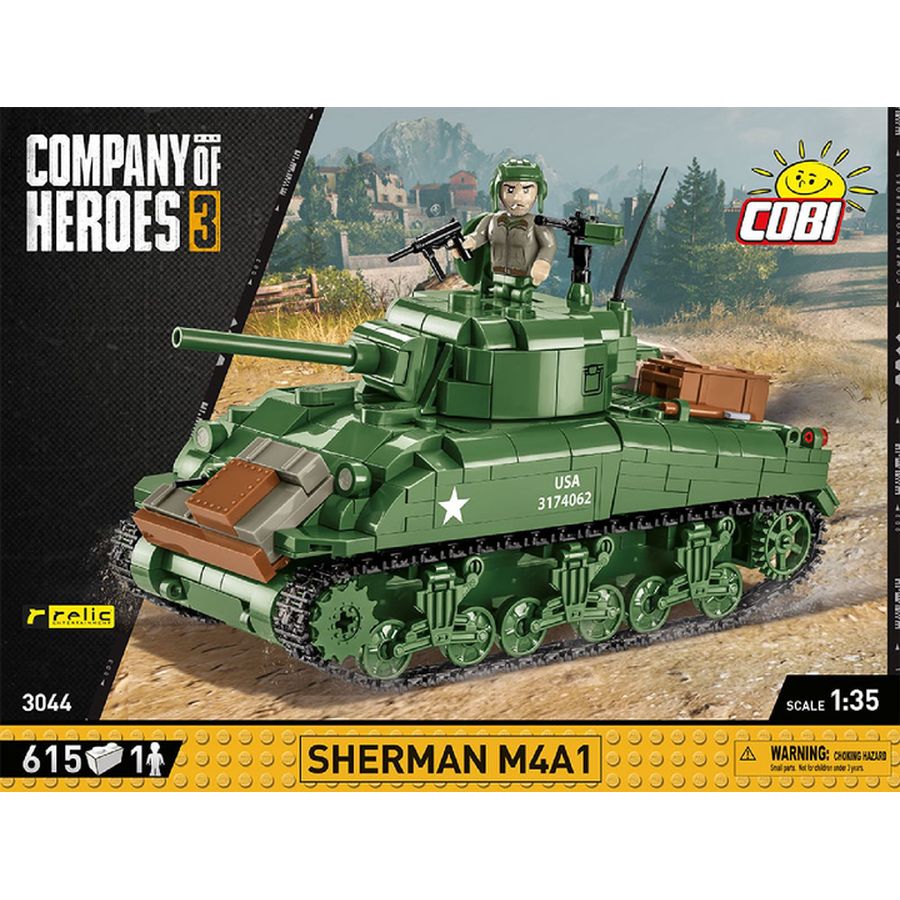 Покупка Конструктор COBI Company of Heroes 3 Танк M4 Шерман 615 деталей (COBI-3044)