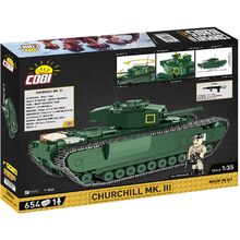 Конструктор COBI Company of Heroes 3 Танк Mk III Черчілль 654 деталі (COBI-3046)