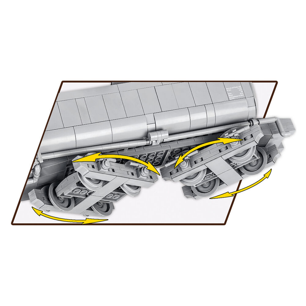 Конструктор COBI Локомотив Kriegslokomotive Class 52 1:35 2476 деталей (COBI-6281) Для кого для хлопчиків