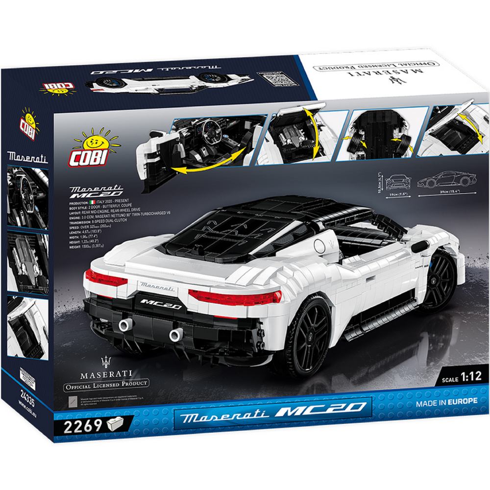 Покупка Конструктор COBI Maserati MC20 1:12 (COBI-24335)