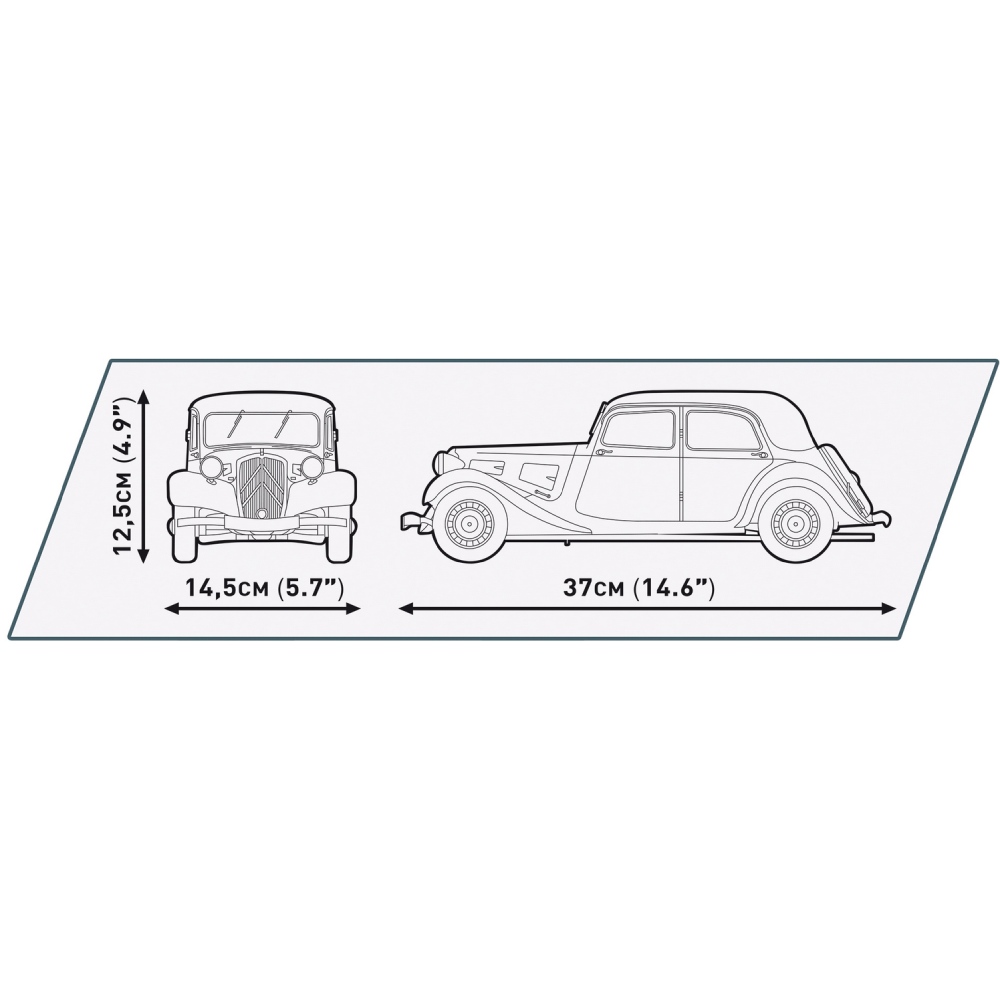 Замовити Конструктор COBI Citroen Traction Avant 11СВ 1:12 (COBI-24337)