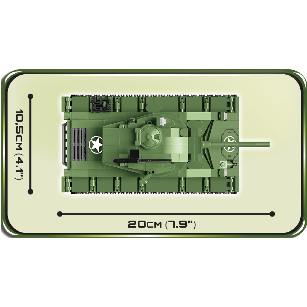 Конструктор COBI Друга Світова Війна Танк M24 Чаффі (COBI-2543) Тип транспорту танк