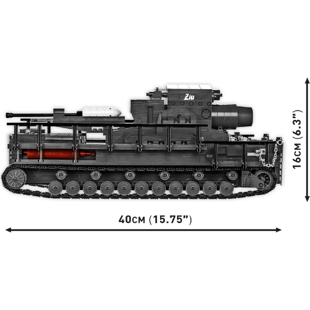 Конструктор COBIСамоходная мортира Карл 1:28 (COBI-2560) Крепление блок